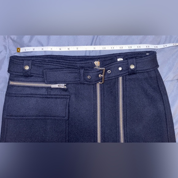 NEW A.L.C. christian skirt nave in navy - Picture 7 of 9